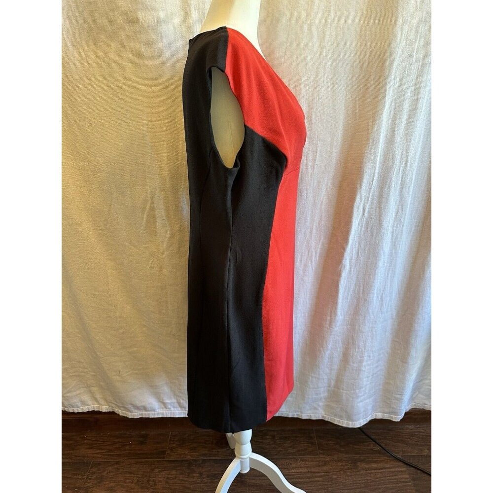 Ronni Nicole Black Red Dress Sz 12 Workwear Wedding Cocktail Professional - Picture 2 of 8